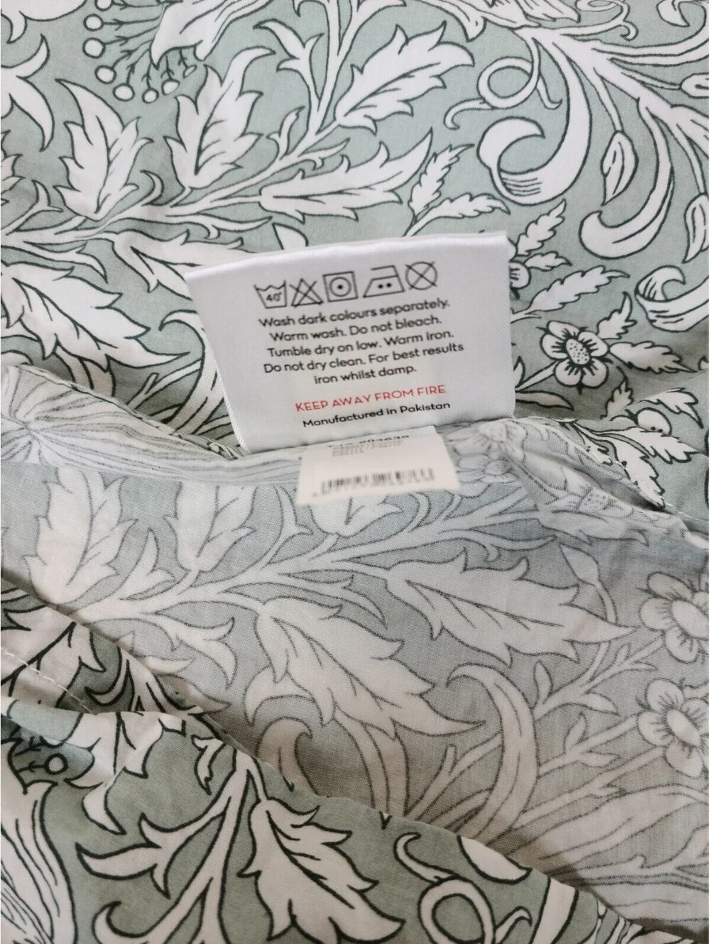 William Morris At Home Blue Floral Pillowcase Pair